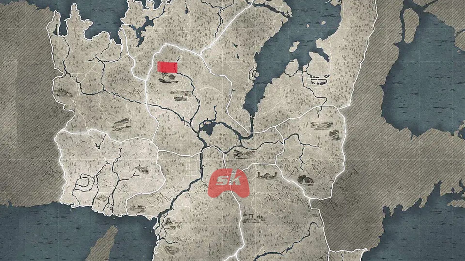 Stream whereabouts near the haunted village (Image via Sportskeeda Gaming // Ubisoft)